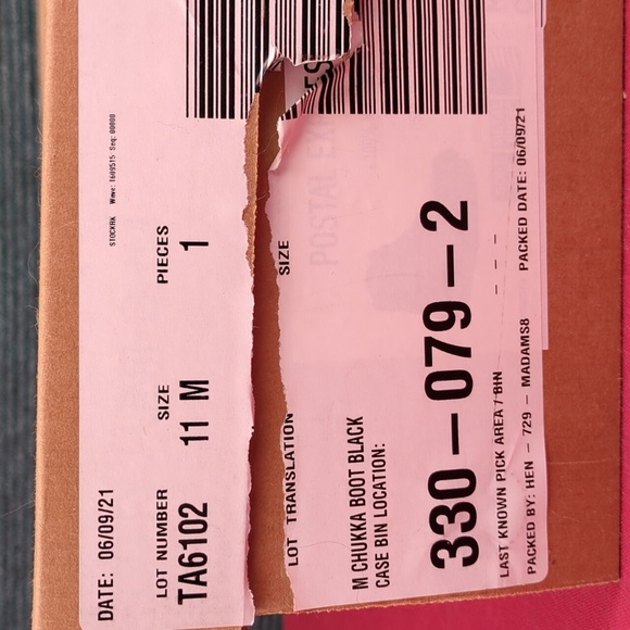 Mens Reebok Black Chukka Boots Size 11 M  NIB - Picture 8 of 10